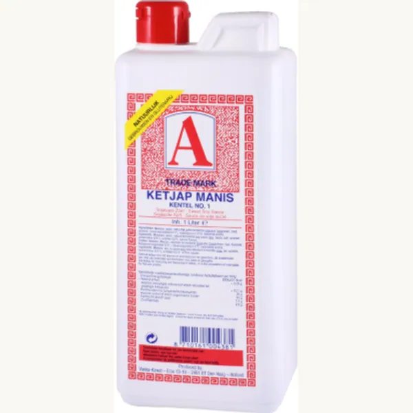 Produktförpackning för A TRADE MARK Sweet Soy Sauce (Ketjap Manis)