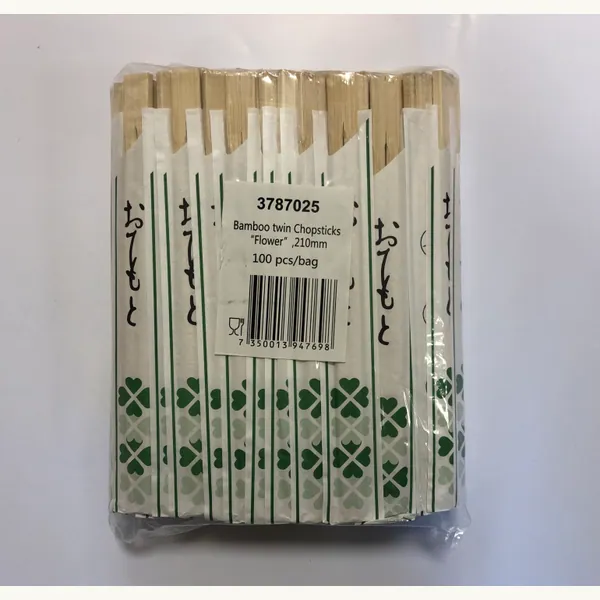 Produktförpackning för Ätpinnar Bambu 100 Par